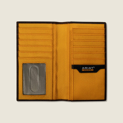 Camo Inlay Checkbook Wallet - US 5881