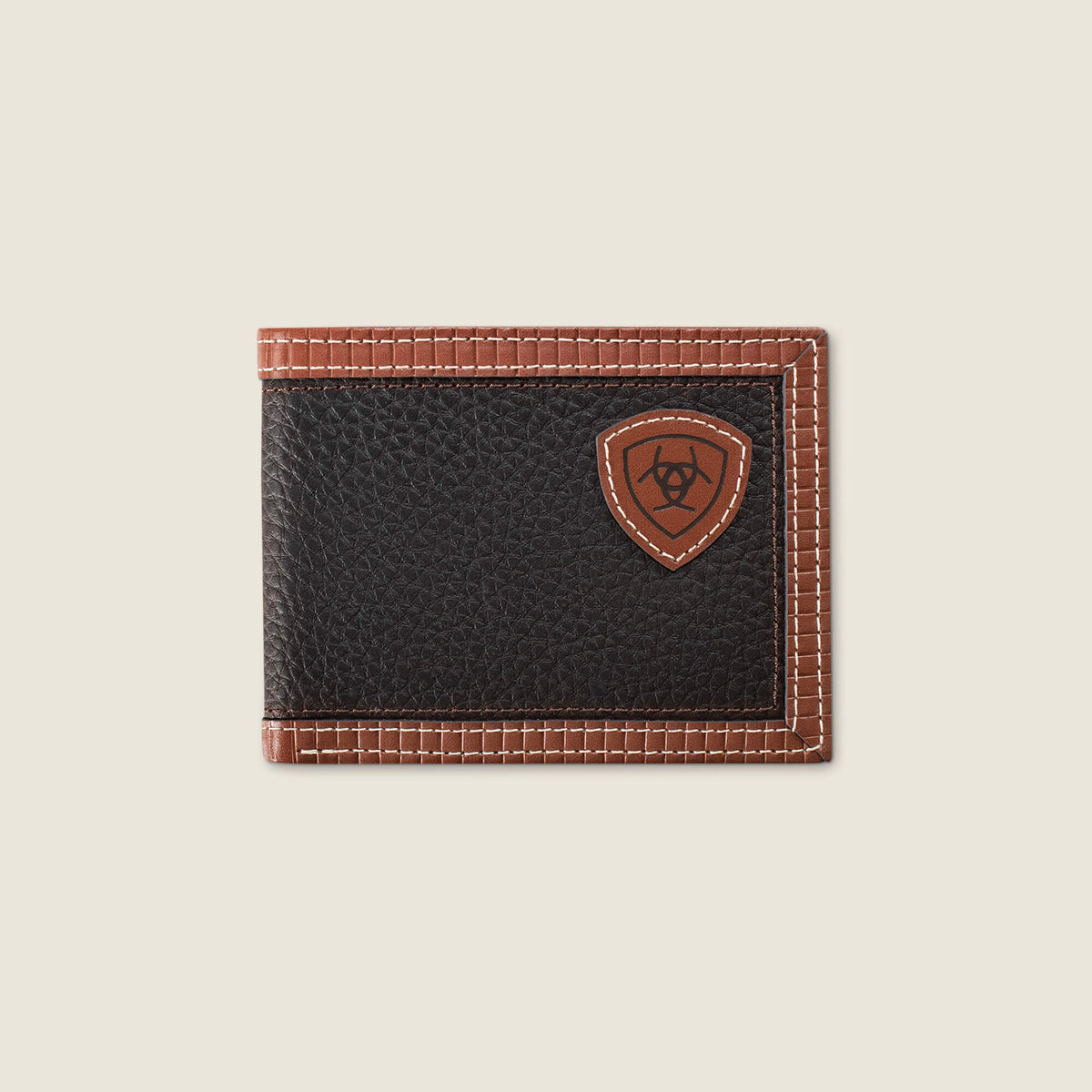 Pebble Leather With Trim Bifold Wallet - US 3609