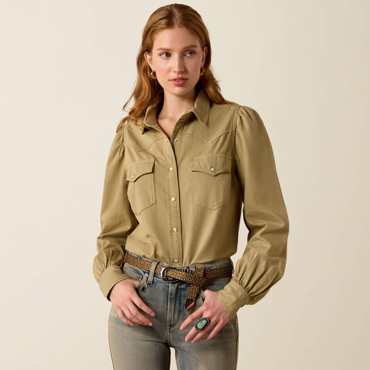 Puff Denim Shirt - US 7684