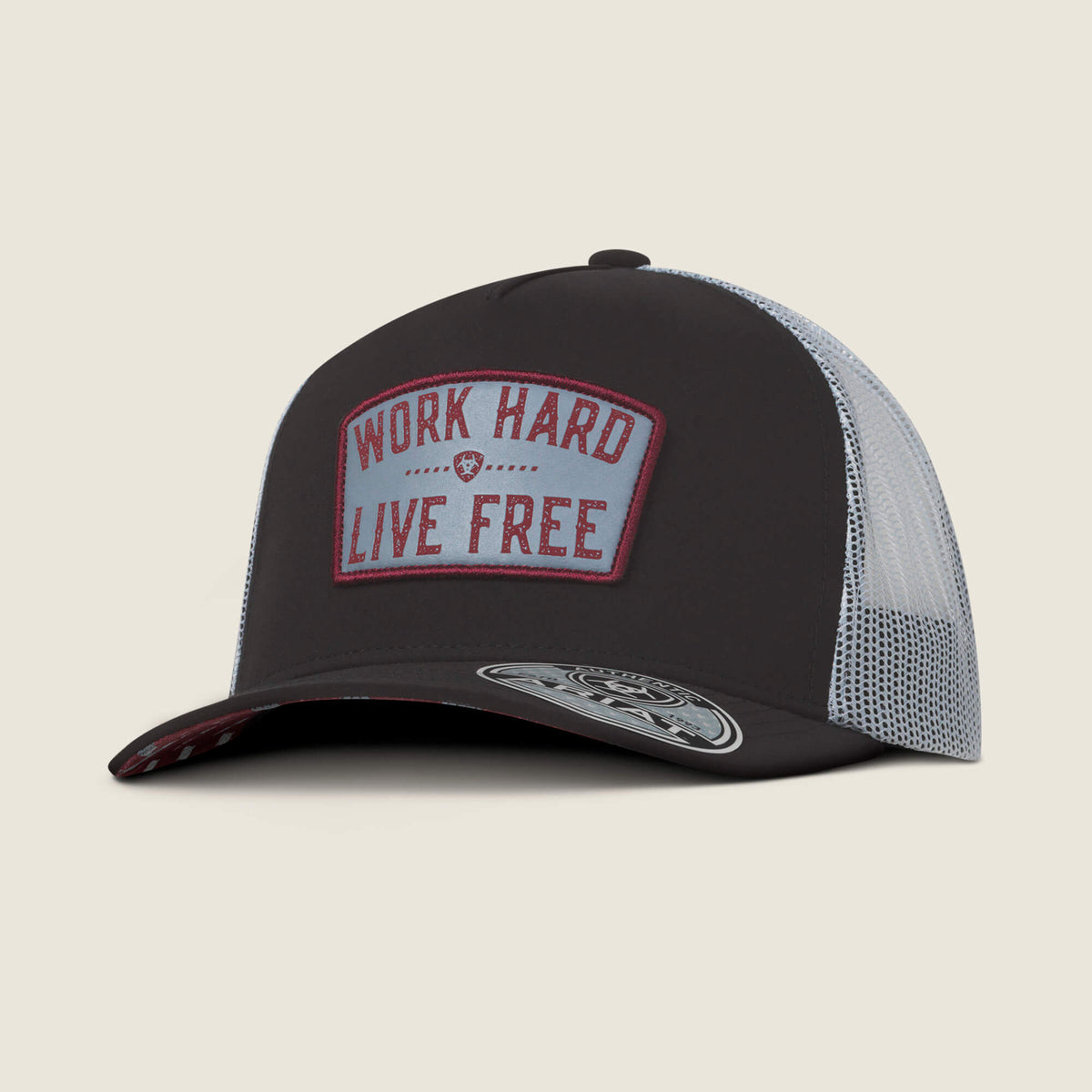Ariat Work Hard Live Free Patch Cap - US 9375